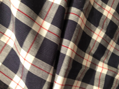 Tissu tartan carreaux marine les enfantines
