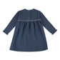 Robe Héron triple gaze marine les enfantines