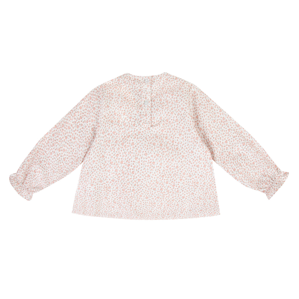 Blouse Licorne oeillets roses Les Enfantines