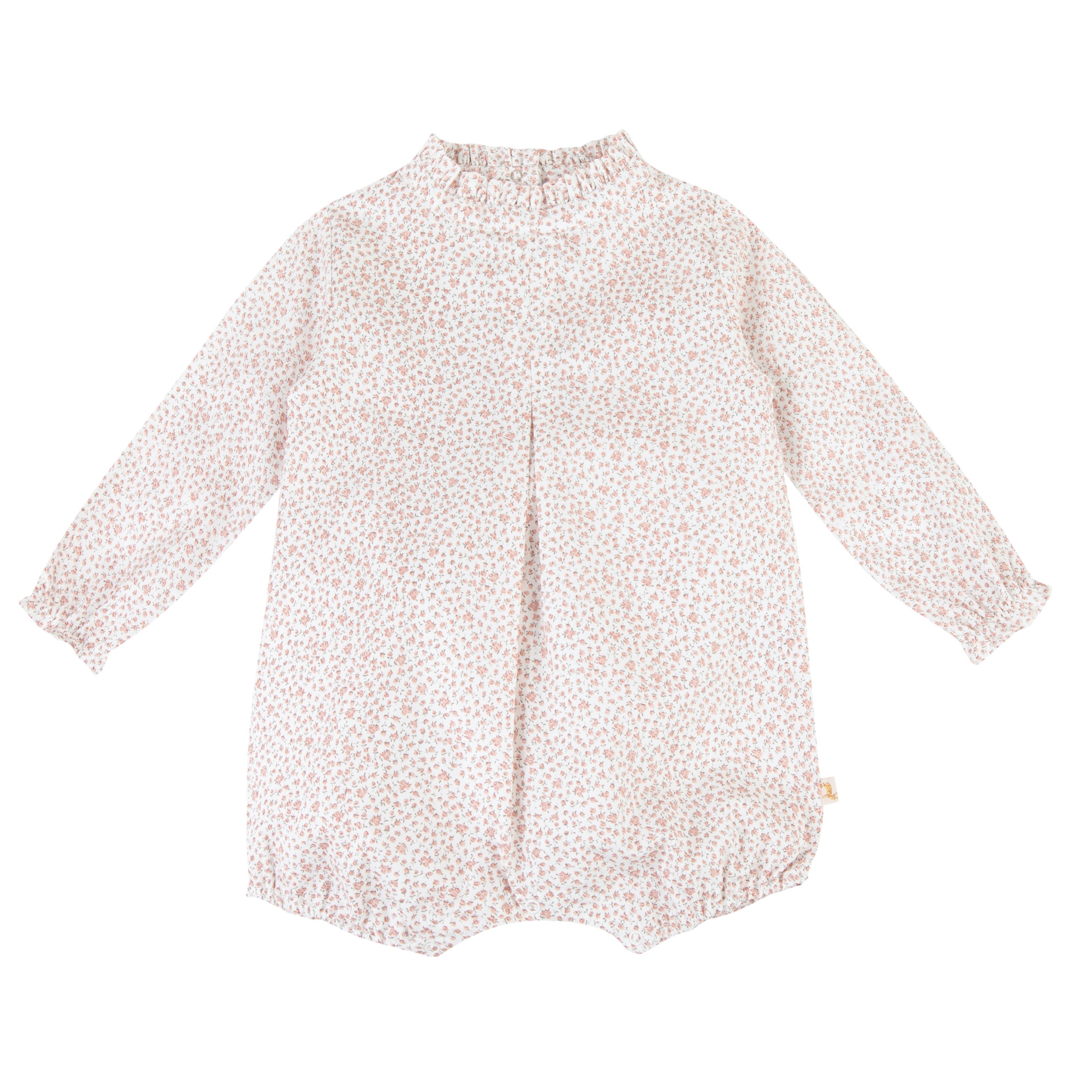 Barboteuse Héron oeillets roses Les Enfantines