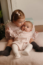 Barboteuse Héron oeillets roses Les Enfantines