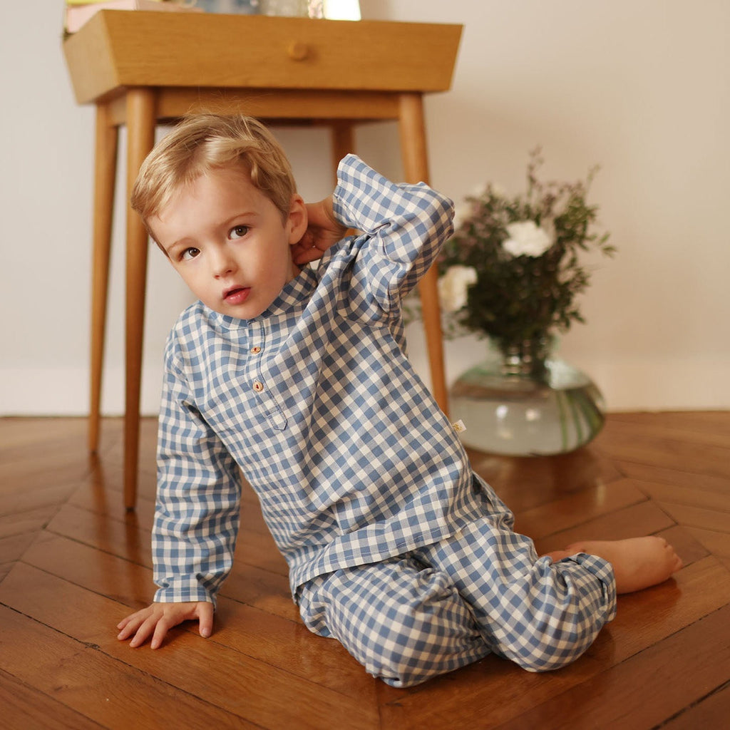 Pyjama Loir carreaux orage Les Enfantines
