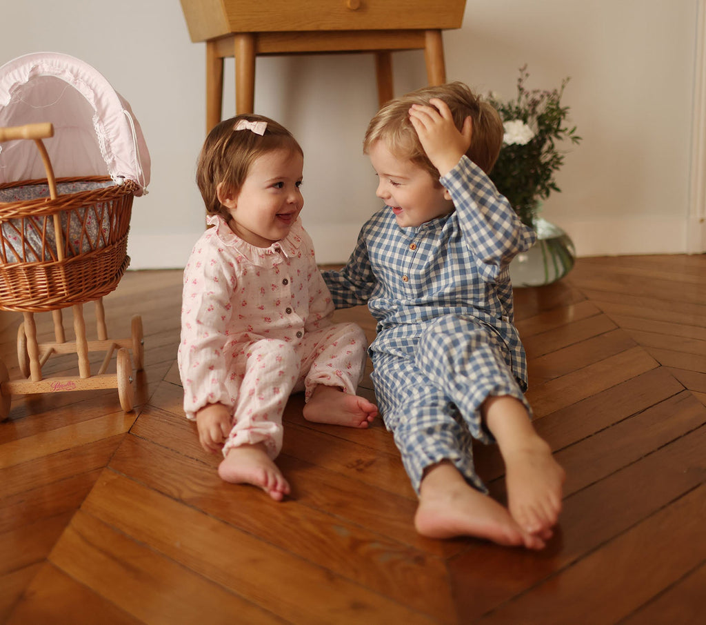 Pyjama Loir carreaux orage Les Enfantines