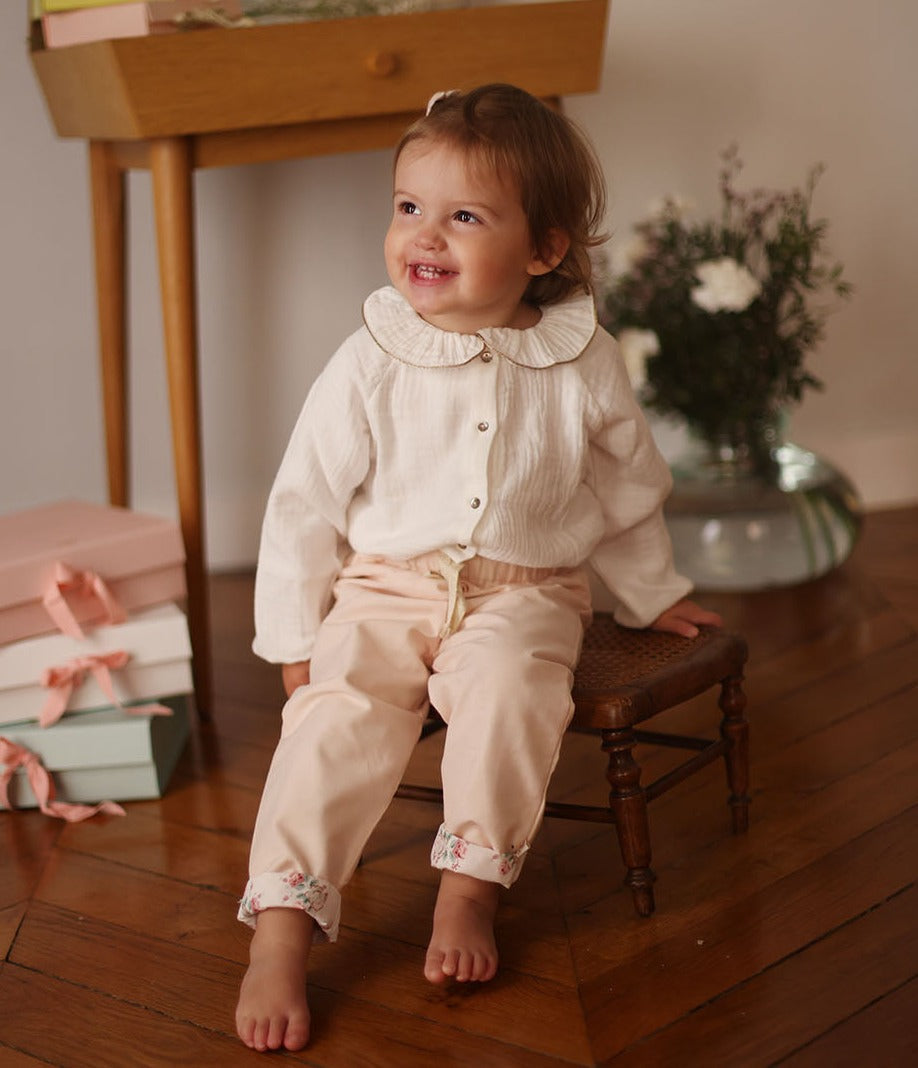 Pantalon Hérisson Vieux Rose Les Enfantines