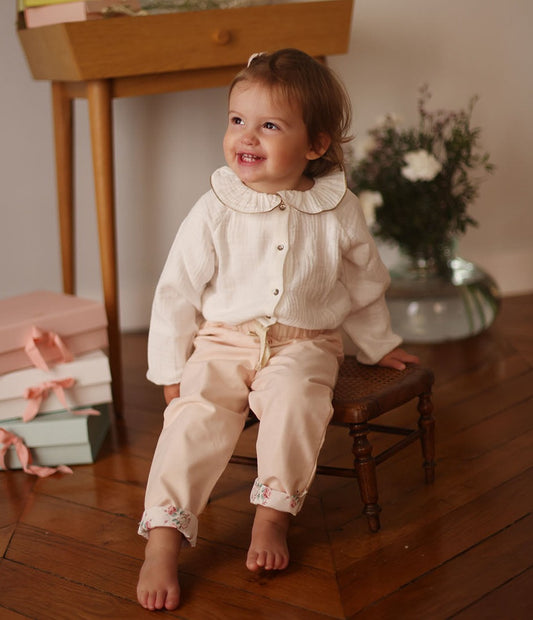Pantalon Hérisson Vieux Rose les enfantines