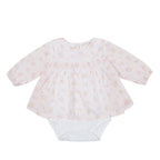 Body et Blouse Aigrette Fleurs vintage Les Enfantines