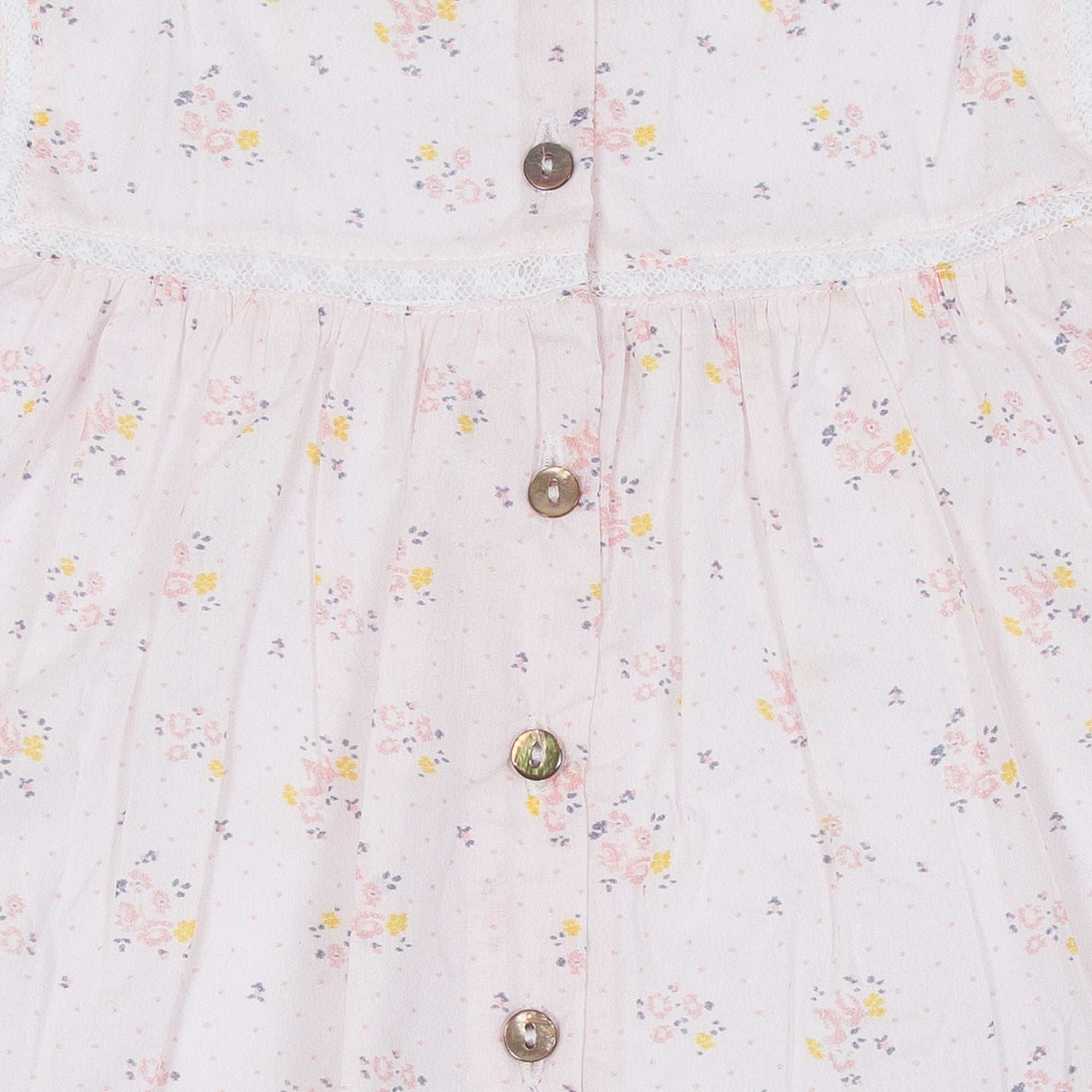 Body et Blouse Aigrette Fleurs vintage Les Enfantines