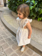 Robe autruche Damier blanc Les Enfantines
