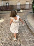 Robe autruche Damier blanc Les Enfantines