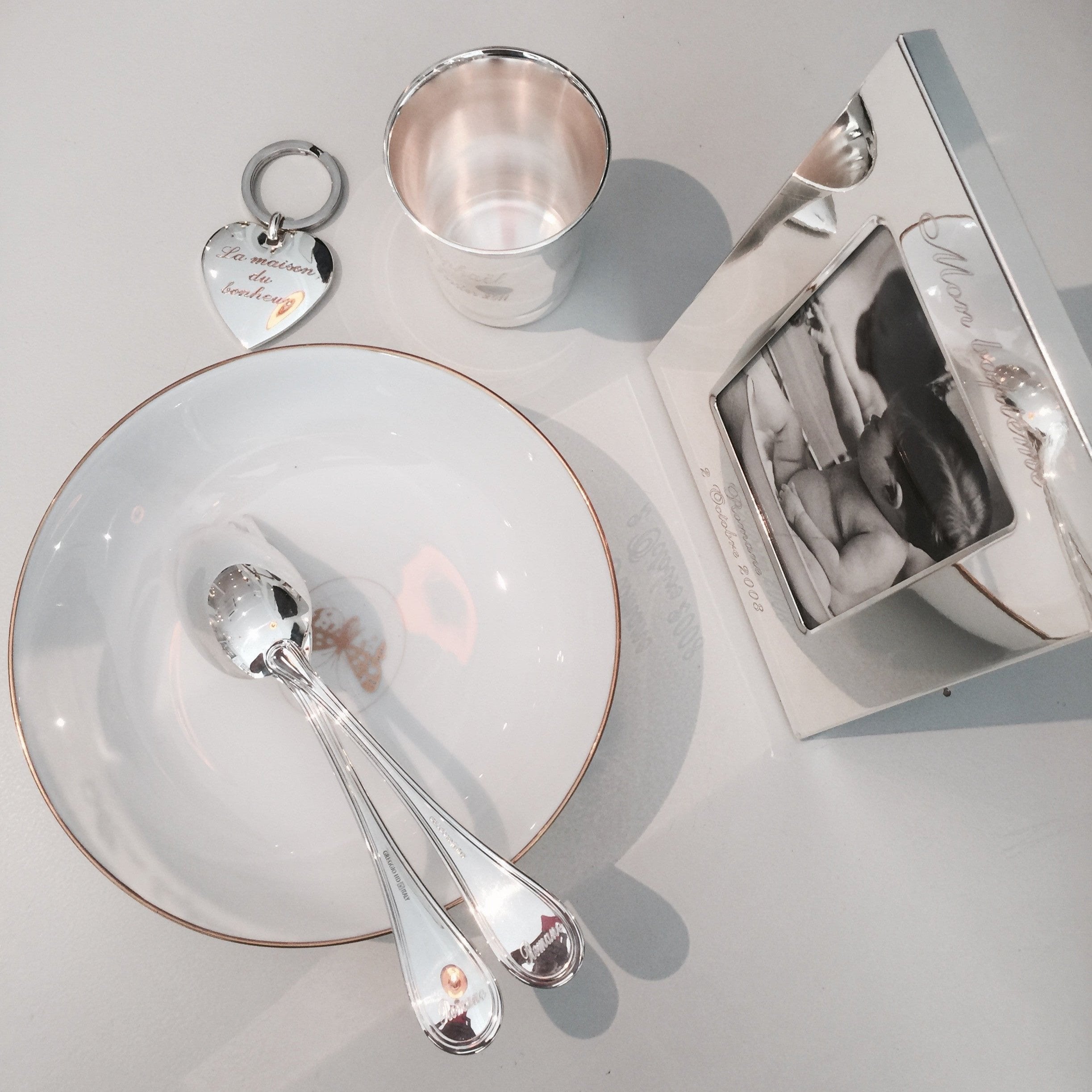 Cadre en Métal argenté les enfantines