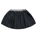 Jupe flanelle bleu marine Les Enfantines