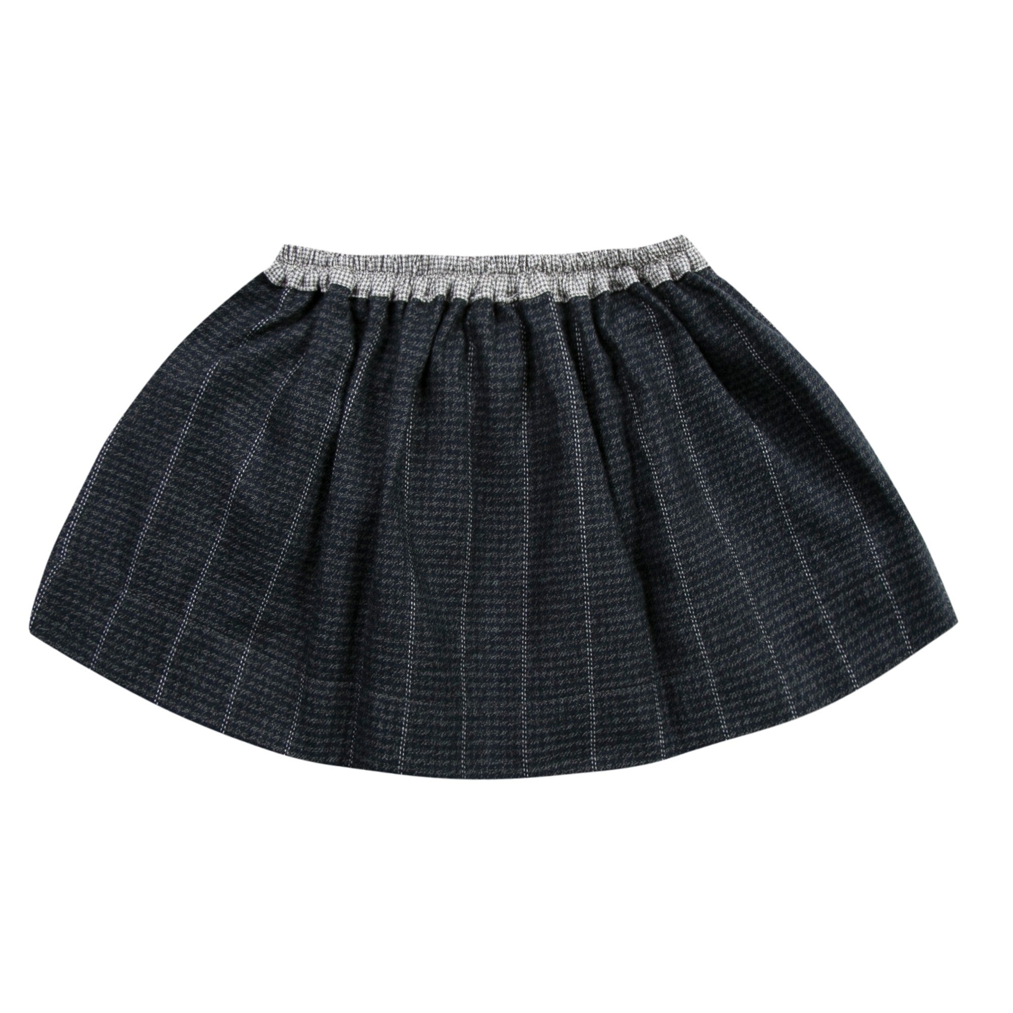 Jupe flanelle bleu marine Les Enfantines