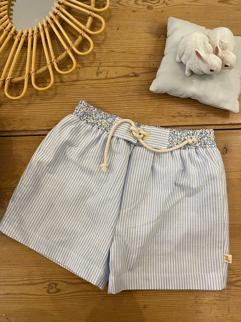 Maillot de bain dindon rayures Azur Les Enfantines