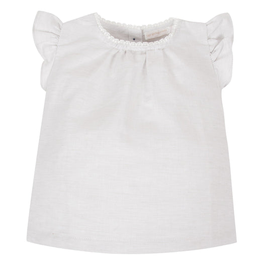 Blouse Perroquet lin gris Les Enfantines