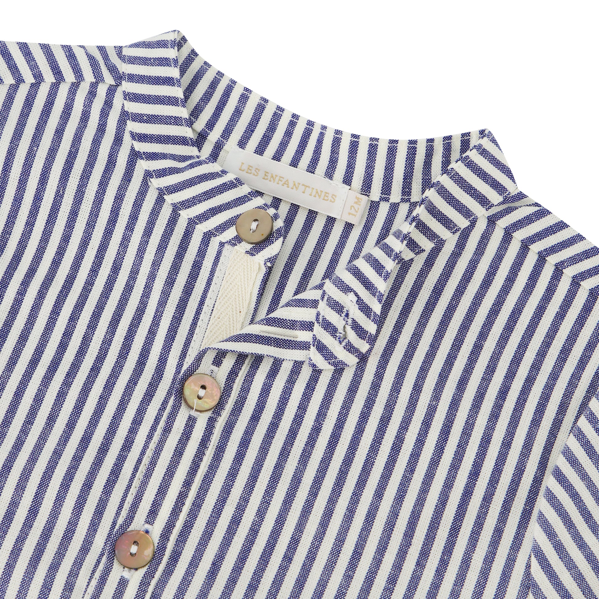 Blouse Bourdon rayures marine Les Enfantines