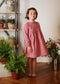 Robe heron velours vieux rose Les Enfantines