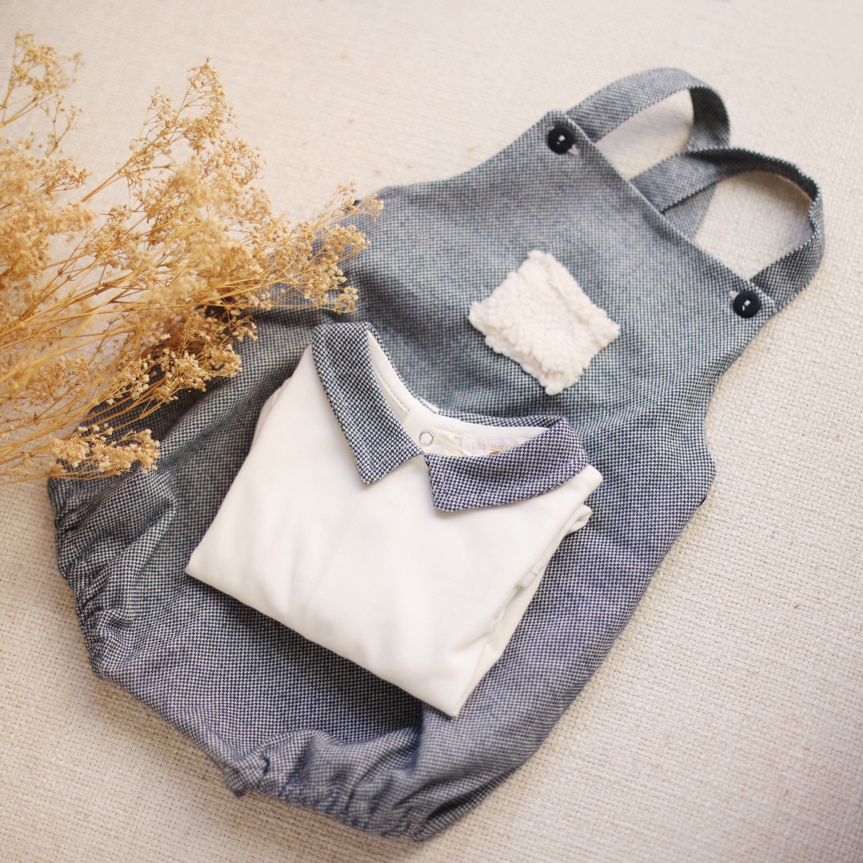 Body Coucou Chevrons marine Les Enfantines