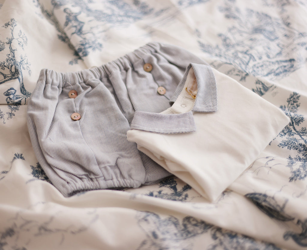 Bloomer Hérisson Rayures orage Les Enfantines