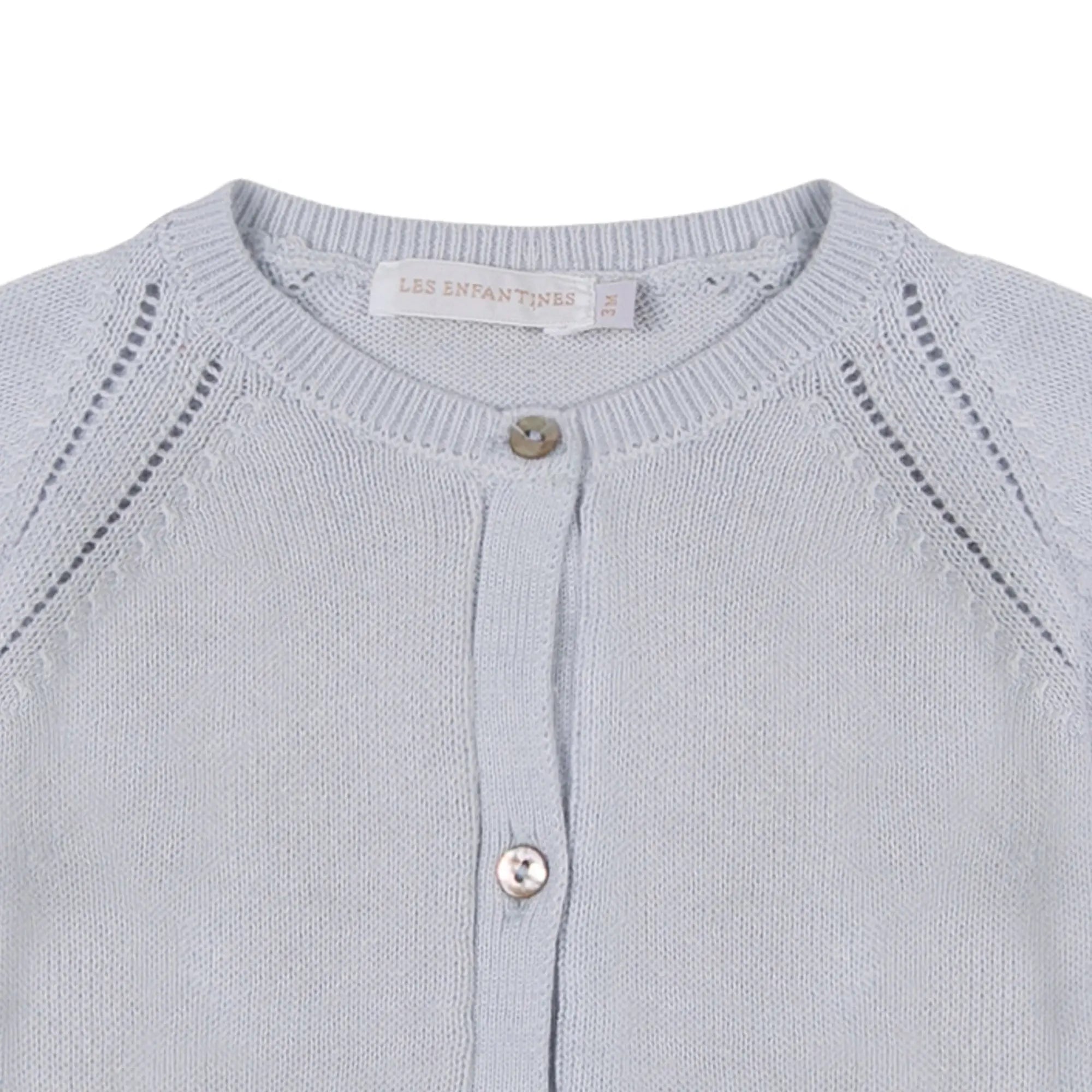 Cardigan Coccinelle Bleu ciel les enfantines