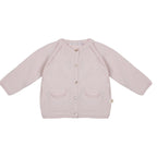 Cardigan Coccinelle rose pale les enfantines