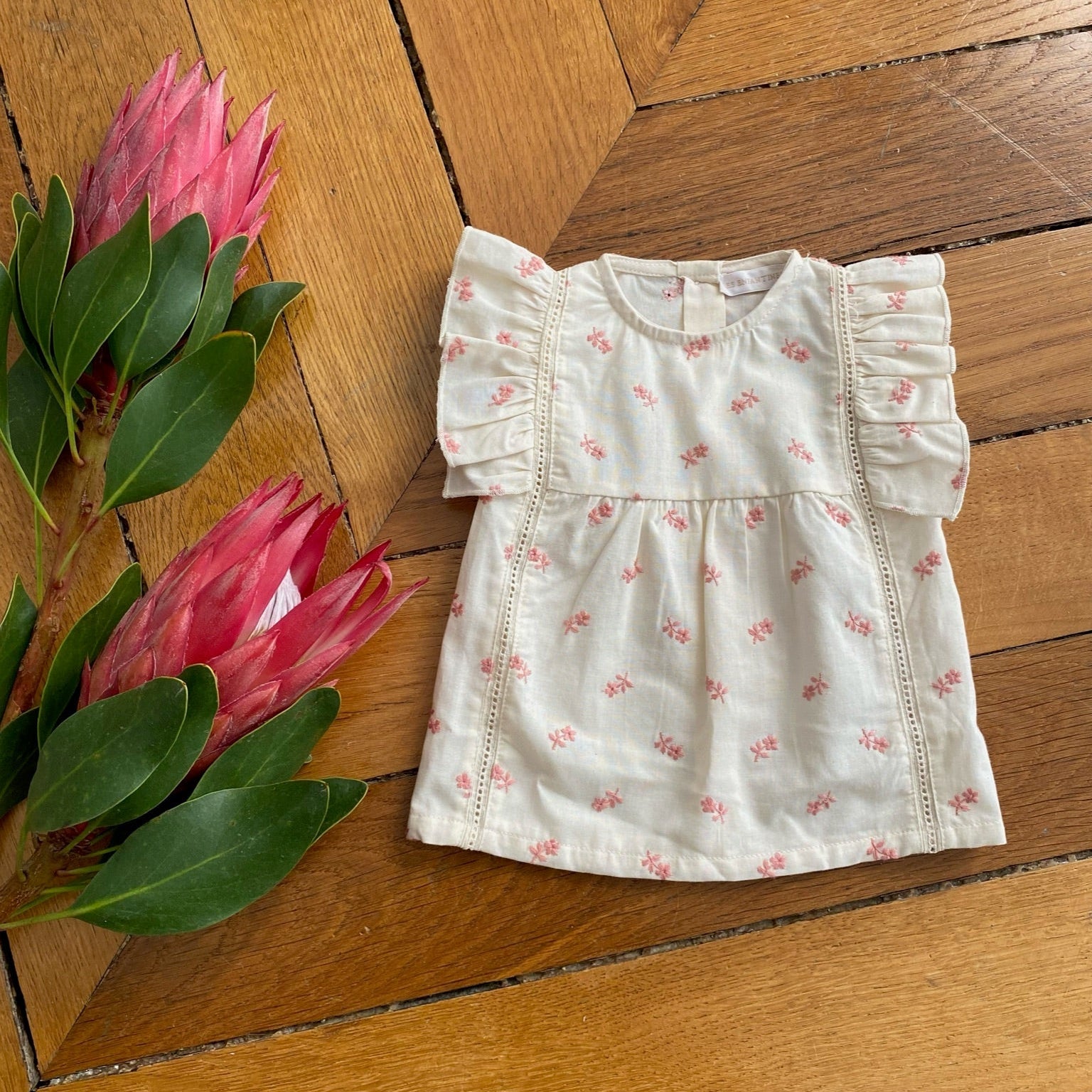 Blouse Ara pâquerette rose Les Enfantines
