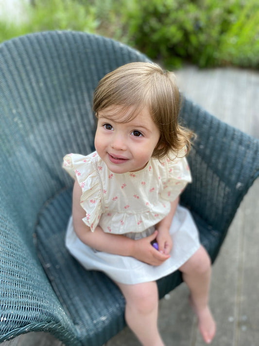 Blouse Ara pâquerette rose Les Enfantines