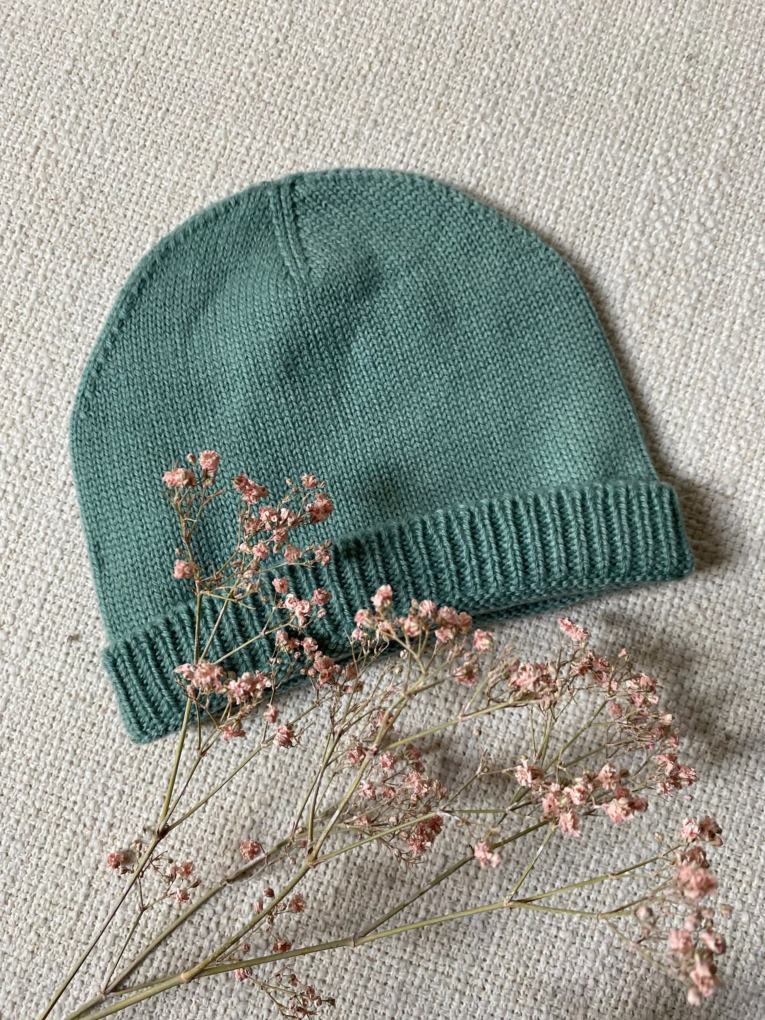 Bonnet chevreuil vert jade Les Enfantines