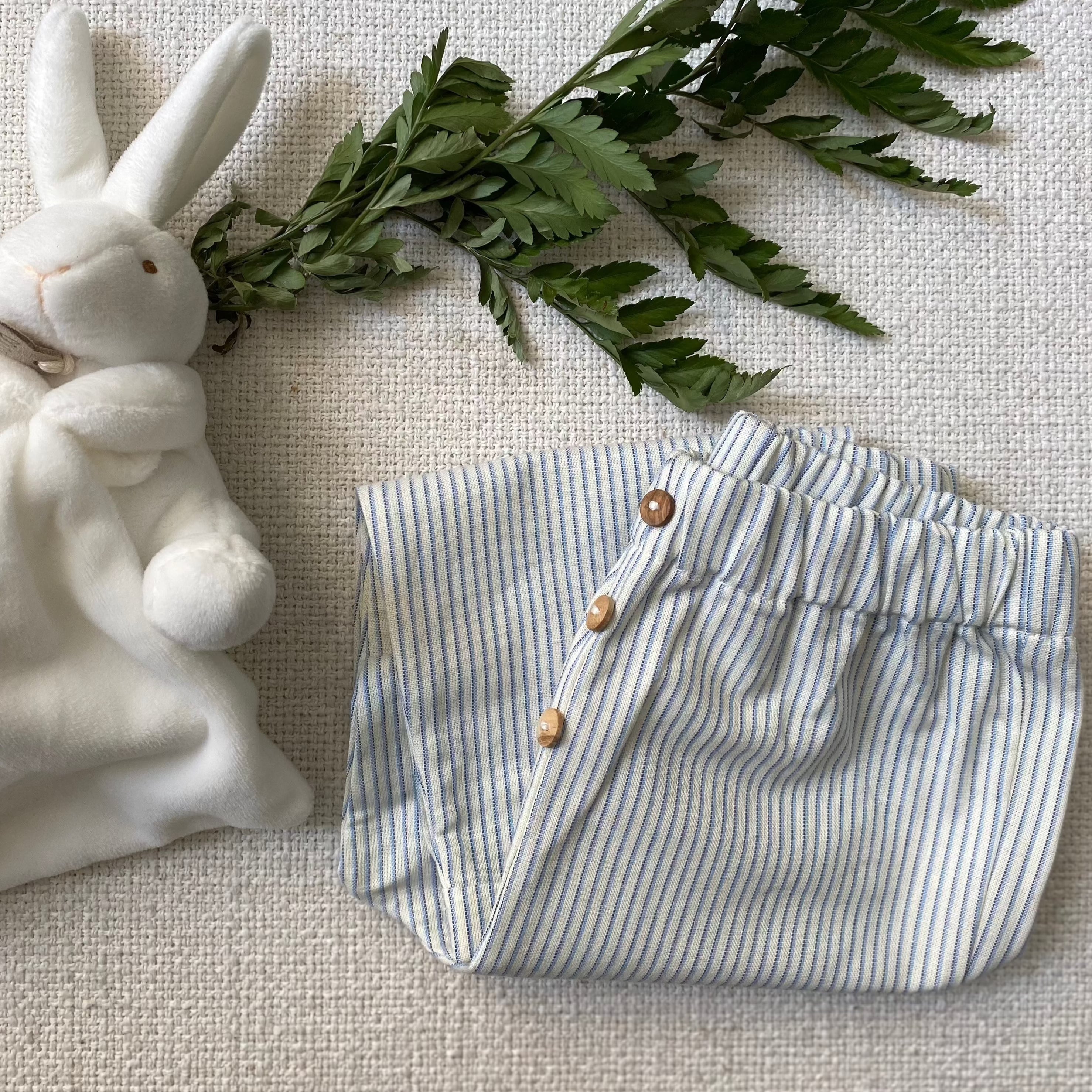 Pantalon Hérisson Rayure Azur Les Enfantines