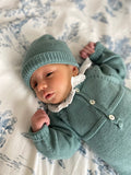 Bonnet chevreuil vert jade Les Enfantines