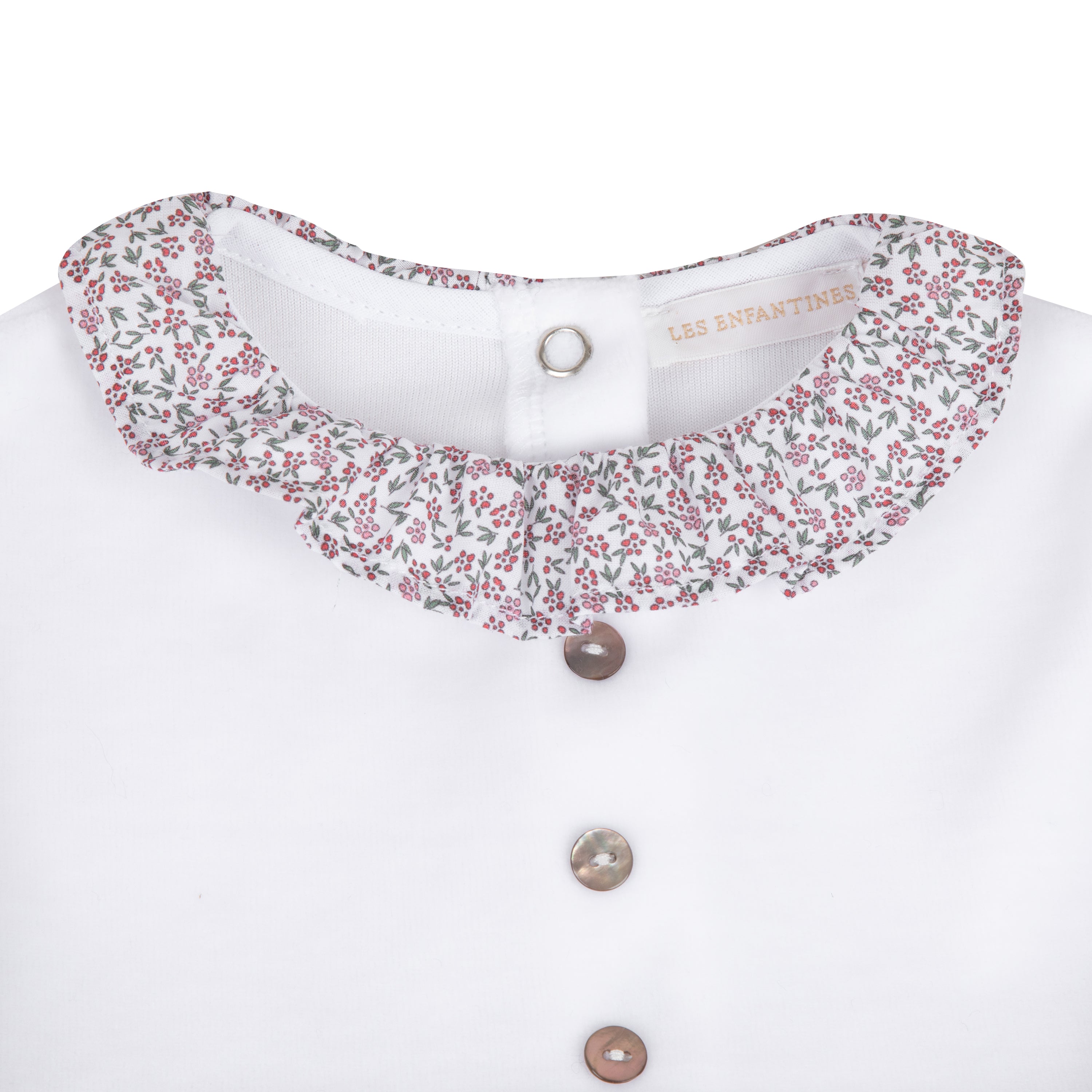 Pyjama Loup Velours blanc cassé Les Enfantines