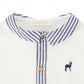 Pyjama Girafe rayures marine Les Enfantines