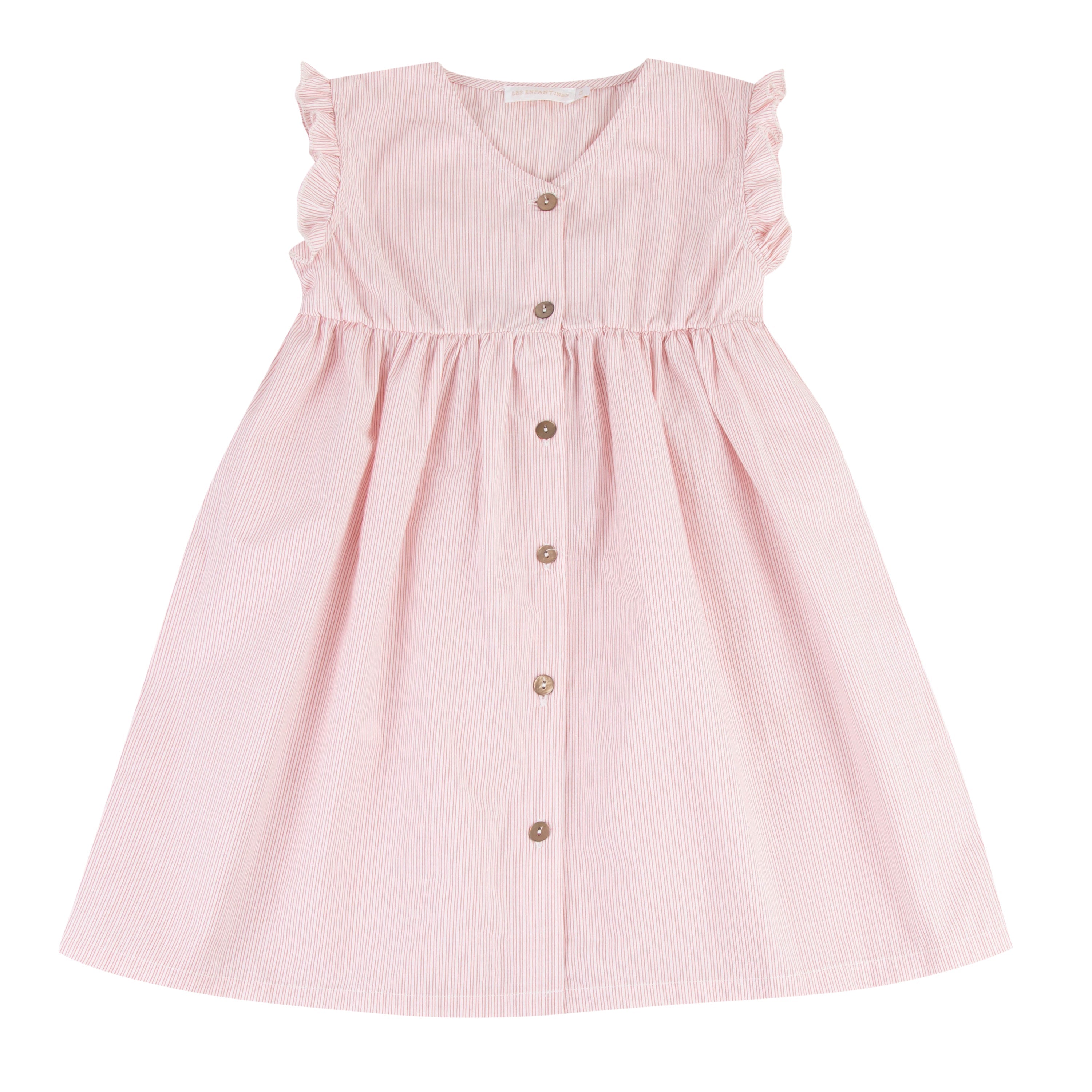 Robe Méduse rayures coquelicots Les Enfantines