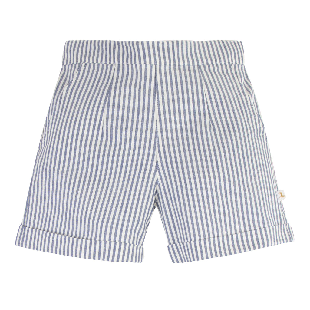 Short Belette rayures marine Les Enfantines