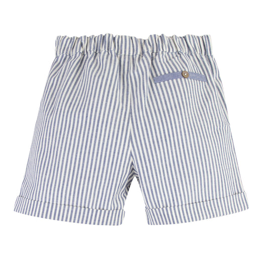 Short Belette rayures marine Les Enfantines