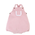 Combishort loutre velours rose Les Enfantines