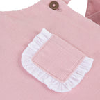 Combishort loutre velours rose Les Enfantines