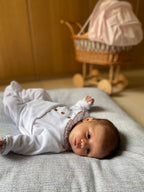 Pyjama Loup Velours blanc cassé Les Enfantines