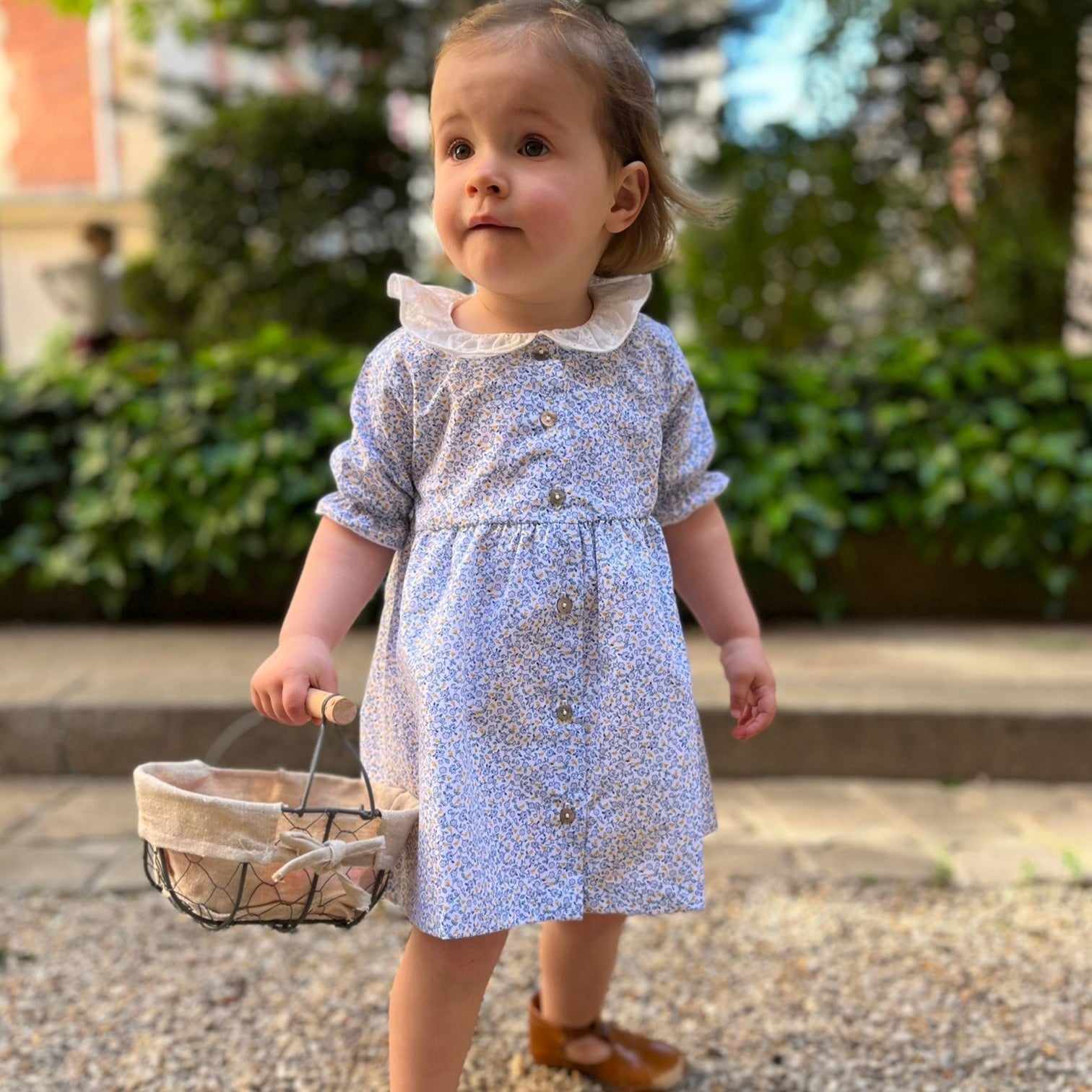 Robe coquerelle bouton d'or Les Enfantines