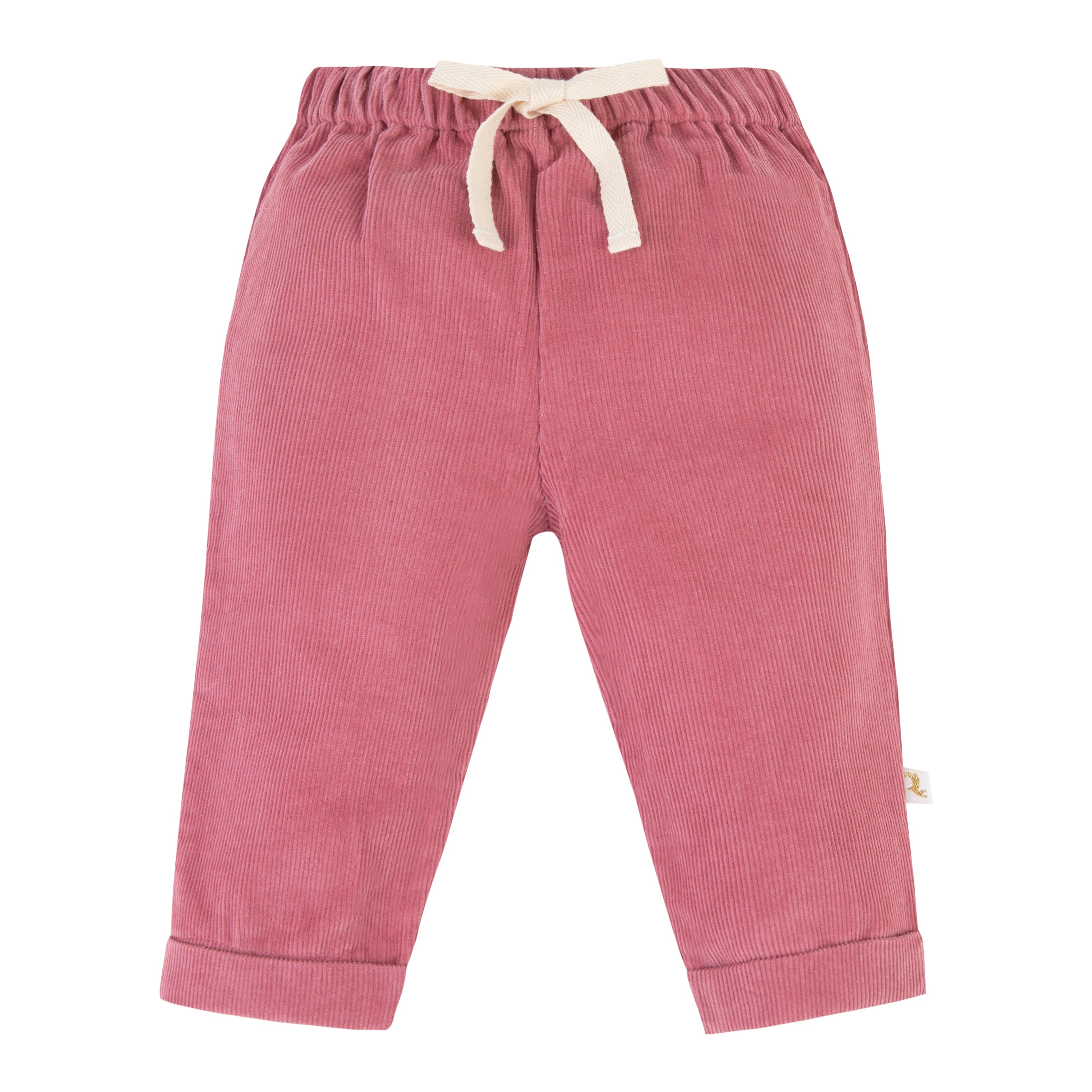 Pantalon belette velours vieux rose Les Enfantines
