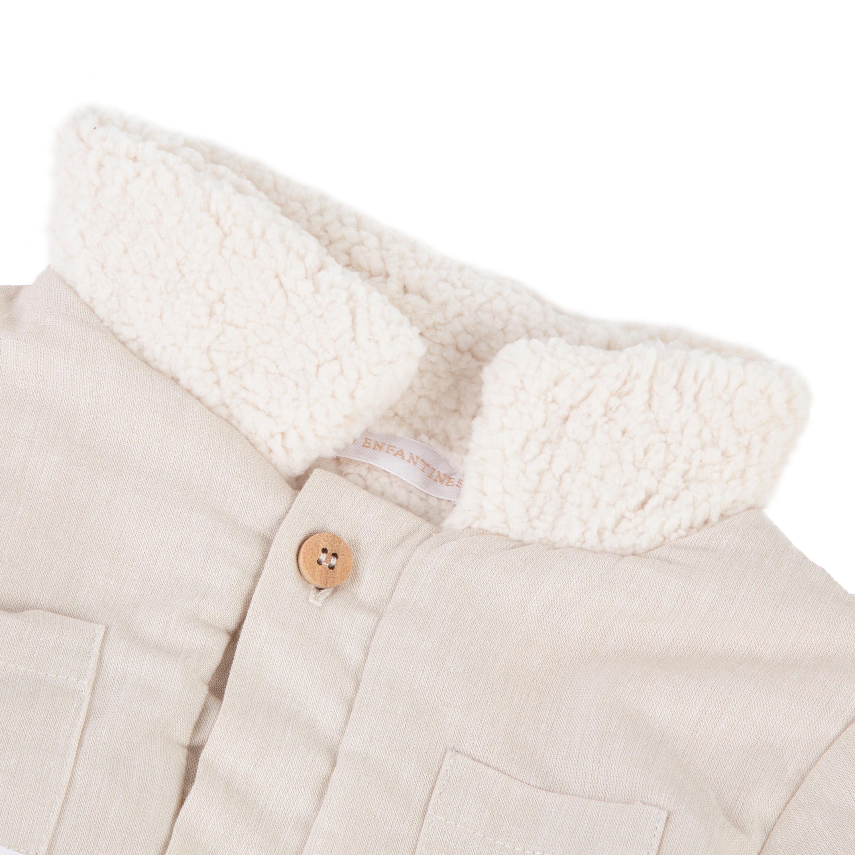 Veste Mulot sable Les Enfantines